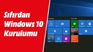 Sıfırdan Windows 10 kurulumu nasıl yapılır Yeni bilgisayara windows 10 kurulumu nasıl yapılır [upl. by Arak]