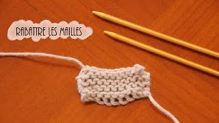 Tricot Rabattre les mailles  Knit Spirit X A Little Mercerie [upl. by Nylrebma]