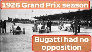 1926 Grand Prix Season [upl. by Nidroj]