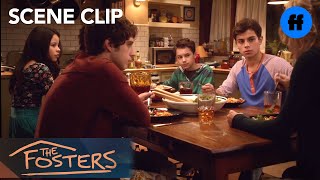 The Fosters  Season 1 Episode 12 Stefs Dinner Announcement  Freeform [upl. by Oulman]