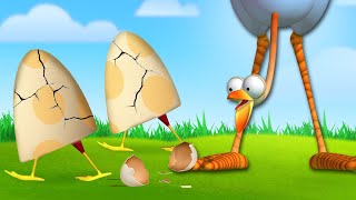 Gazoon EggShaped  Funny Animals Cartoons by HooplaKidz TV [upl. by Rekrap]