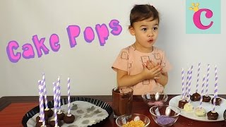 Готовим Кейкпопсы Cake Pops рецепт приготовления Cake pops make at home ► София маленькая [upl. by Annahsad]