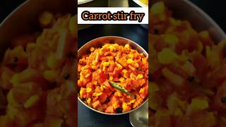 Carrot stir fry  Healthy recipe [upl. by Melamie]