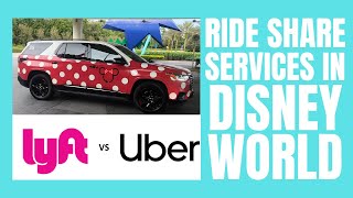 Disney Minnie Vans vs Lyft and Uber in Disney World [upl. by Ylrebmik614]