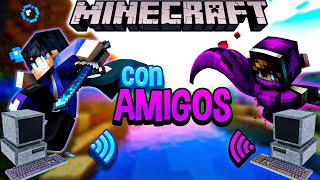 COMO JUGAR MINECRAFT CON AMIGOS EN JAVA SIN HAMACHI SIN ATERNOS FÁCIL Y RÁPIDO [upl. by Nyraa]