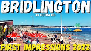 First Impressions Of Bridlington ⛱️ 2022  England  4K UHD  mikestravelshow [upl. by Meridel]