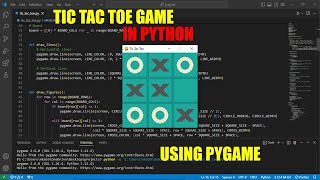 ASMR Programming  Coding a Tic Tac Toe Game in Python  Game Development  Python Game Development [upl. by Gerlac]