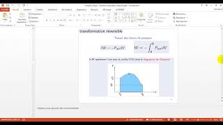 séance 4 Thermodynamique transformations thermodynamiques et types dénergie échangée [upl. by Ecenahs]