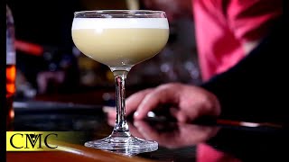 How To Make The Rattlesnake Cocktail  Whiskey Sour  Absinthe [upl. by Airdnassac]