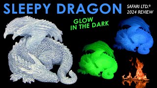 Safari Ltd ® Schlafender Drache  Glow in the Dark  Sleepy Dragon  Review Deutsch  German [upl. by Gannie]