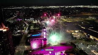 Canada Day Fireworks in Mississauga Celebration Square  2024 [upl. by Sylvan687]