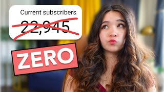 STARTING OVER ON YOUTUBE  why I left my 22K subscribers behind [upl. by Monjo]