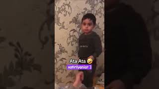 Ata  Ata bu usaq sirindi 🥰 whatsappstatus tiktokvideo instagramstatus [upl. by Siesser]