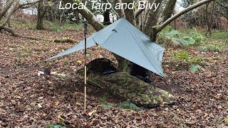 Tarp and Bivy in some local woods [upl. by Corrie974]