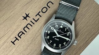 Hamilton Khaki Field Quartz 33mm H69301430 Unboxing [upl. by Lanny]