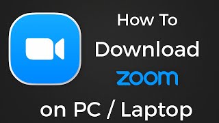 How To Download Zoom App on PC  Laptop [upl. by Nooj]