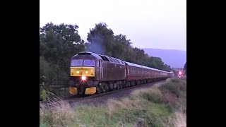 Moors amp Dales Express leaving Battersby with 47245 [upl. by Ettenwahs]