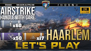 Replay  HAARLEM T8 CA  Alles Gute kommt von oben  Airstrike  World of Warships Deutsch [upl. by Rives]