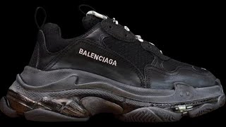 Yeskickscn BALENCIAGA TRIPLE S Black and Grey [upl. by Gates813]