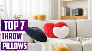 7 Best Throw Pillows for Style and Comfort in 2024 [upl. by Guglielmo]