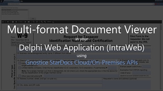 How to display PDF and Office documents in your Delphi Web Application IntraWeb using StarDocs [upl. by Ytsirhc]