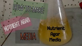 Preparation of solid media nutrient agar media how to make nutrient agar media [upl. by Ecnirp782]