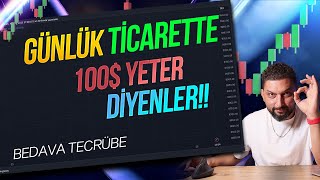 Günlük Ticarette 100 Yeter Diyenler Buraya daytrader trader borsa bist100 [upl. by Niak]