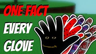 ONE FACT FOR EVERY GLOVE IN SLAP BATTLES  Slap Battles Glove Facts Part 2 [upl. by Yerbua]