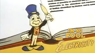 Jiminy Cricket Im No Fool with Electricity 1973 Disney Cartoon Short Film  Review [upl. by Onnem]