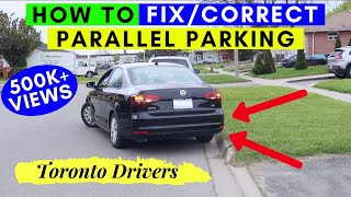 How to CORRECT PARALLEL PARKING  T❤P RATED Vide❤  STEP BY STEP METHOD  HOW TO PARALLEL PARK [upl. by Ailiec]