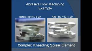 Abrasive Flow Machining extrude honing from Arrow Finishing Inc [upl. by Edris]