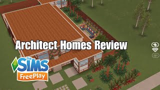 Sims Freeplay Architect Homes Review [upl. by Zel]