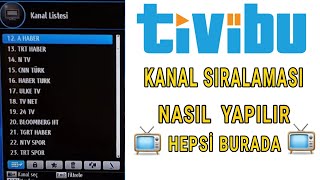 TiViBU KANAL SIRALAMASI NASIL YAPILIR vestel uydu cihazları için [upl. by Downs]