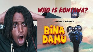 Kontawa Feat Harmonize Binadamu Official Audio REACTION [upl. by Zena]