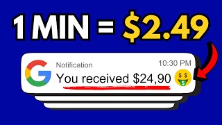 Get Paid 249 Every Min 🤑 Watching Google Ads [upl. by Besnard666]