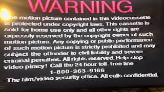 Opening to “Scream” 1996 1997 VHS Canadian Version [upl. by Kendrick]