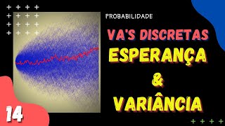 Variáveis aleatórias discretas Esperança e Variância [upl. by Leacim]