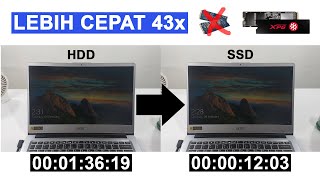 REVIEW NVMe SSD ADATA XPG SX8200 PRO 256GB  SAMSUNG 970 EVO LEWAT [upl. by Yanarp]