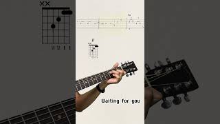 WAITING FOR YOU  Mono  Fingerstyle Guitar  Tab  Lyrics guitar waitingforyou mono tabguitar [upl. by Bitthia]