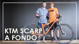 LA BICICLETA MTB DOBLE SUSPENSIÓN DE ISMAEL VENTURA  KTM SCARP AL DETALLE [upl. by Suirtemed]