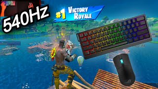 Wooting 60HE ASMR🤩 Ranked OG Fortnite Satisfying Keyboard 540Hz Smooth 4K [upl. by Nivra]