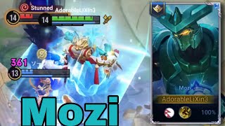 MOZI FIRST GAMEPLAY REALLY HARD TO HIT ENEMIES😂MOZI AS A CLASH LANER IS IT GOOD HONOR OF KINGS [upl. by Llerrod382]