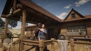 Beechers Hope random event  John hugs Abigail RDR 2 [upl. by Yentroc]