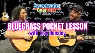 BLUEGRASS Guitar Lesson with Trey Hensley  Sweetwater gearfest2023 [upl. by Siloum]