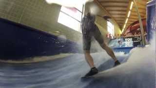 SurfRiderflowrider  surf indoor  Go pro  le point deau [upl. by Roch620]