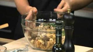 Recipecoms Colombe Jacobsen Makes Chestnut Stuffing on Better TV [upl. by Cassil899]