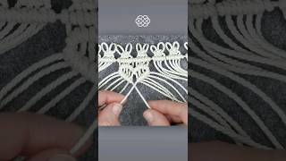 Macrame Heart Lace ❤️ DIY macrame [upl. by Odey156]