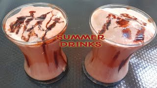 Chocolate milkshake recipe in tamilhow to make chocolate milkshakesummer drinkschoco milkshake [upl. by Heuser]