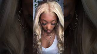 Arabella Hair Highland Blonde wig install wigs humanhairwigs affordablewigs colorwigs [upl. by Leasia]