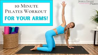 10 Minute Arm Workout  Pilates Arms Workout at Home [upl. by Llenral]